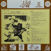 Wilf Carter - Very Early Rare Ones, Vol. 1